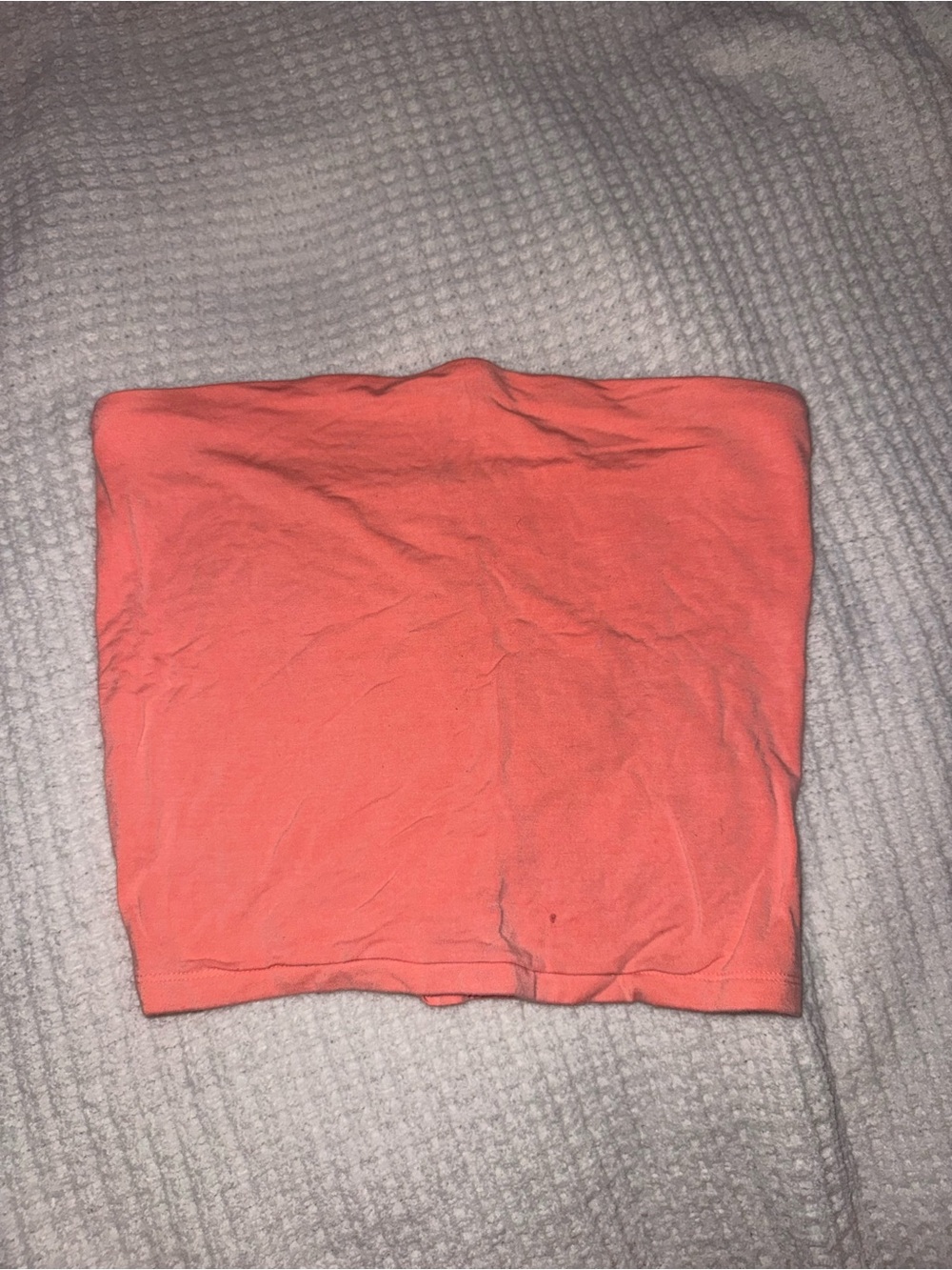 American Eagle Outfitters Coral Pink Tube Mini Skirt